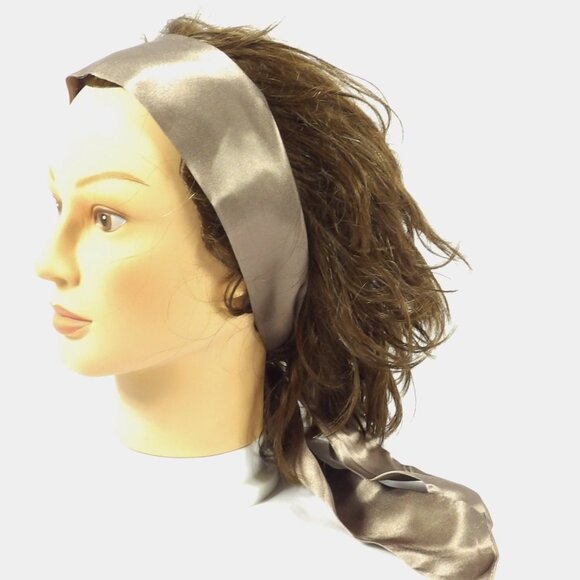 Heather's Closet SET OF 6 Hair Ties or Handbag Scarfs New in Box Taupe Orange - Picture 5 of 9